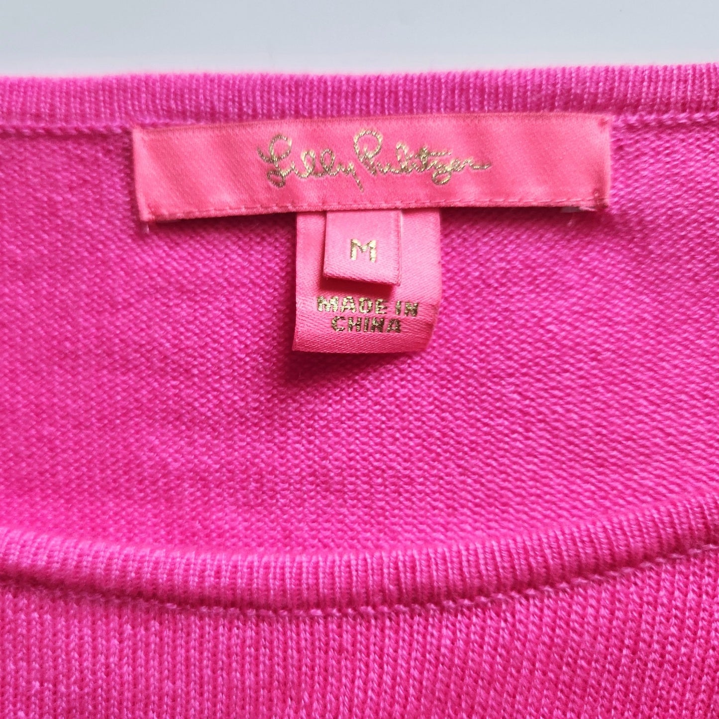 Lilly Pulitzer Emberly Sweater | Mandevilla Pink Fringe Tassel Pullover Women's Medium