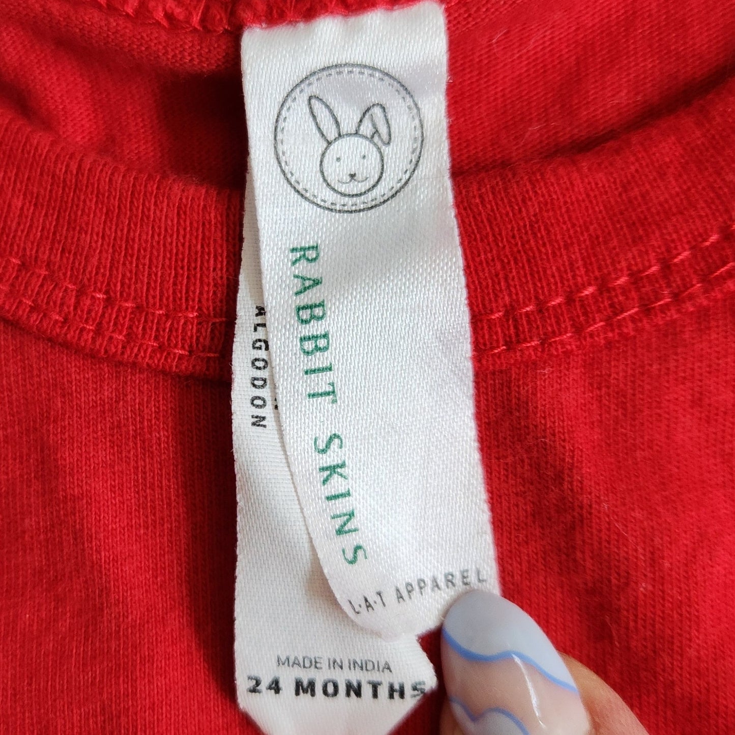 Rabbit Skins Baby Bodysuit | NASA Starfleet Academy Graphic | Red | Size 24 M