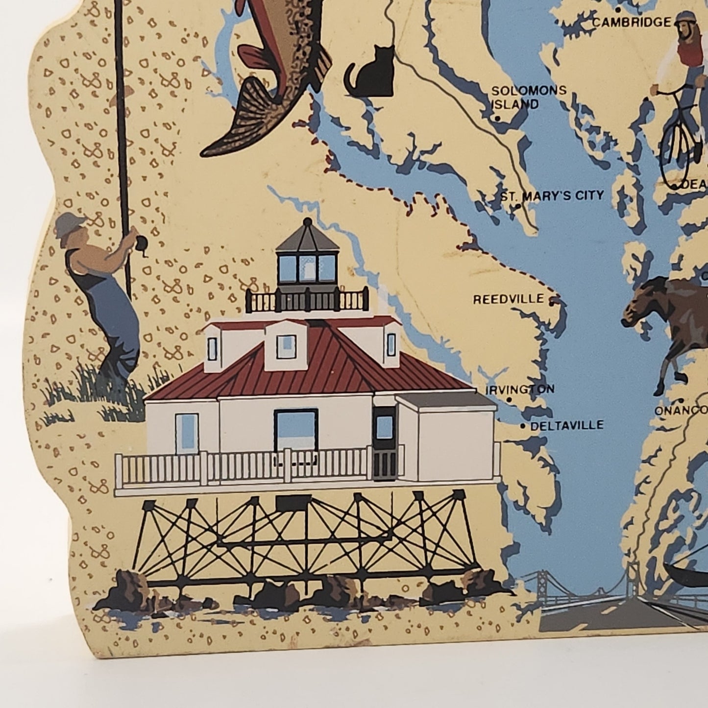 Chesapeake Bay Shelf Sitter | Historic Trails & Waterways Collection | 2005, Faline Signed