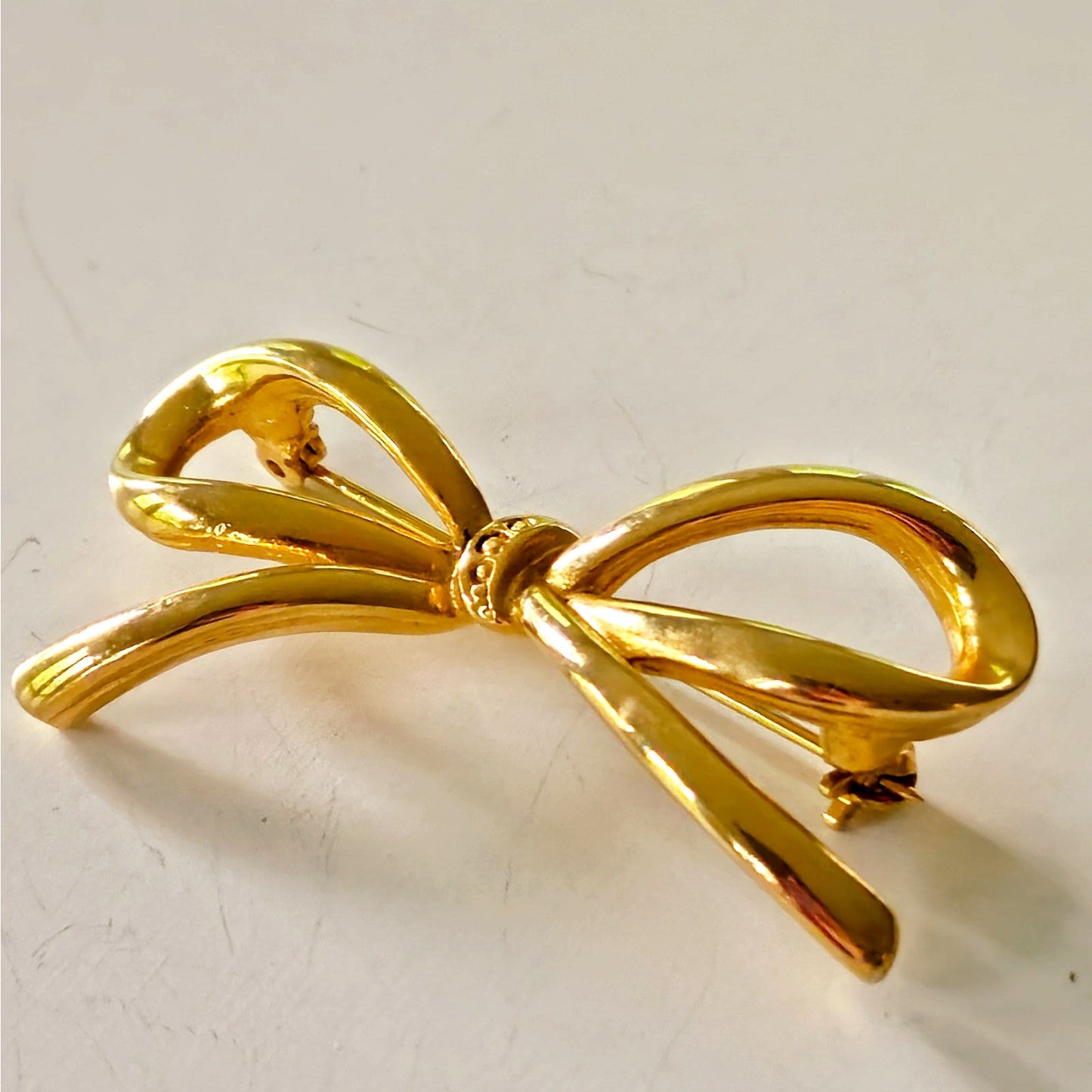 Minimalist MCM Bow Brooch