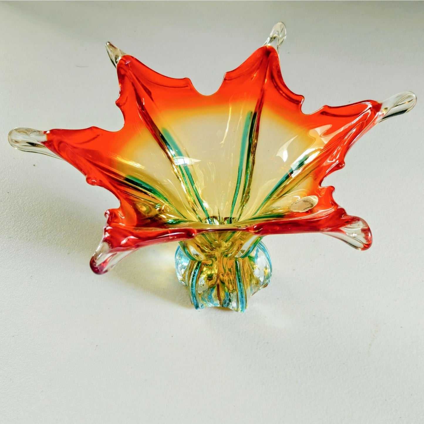 1960s Murano Glass Starfish Centerpiece Bowl