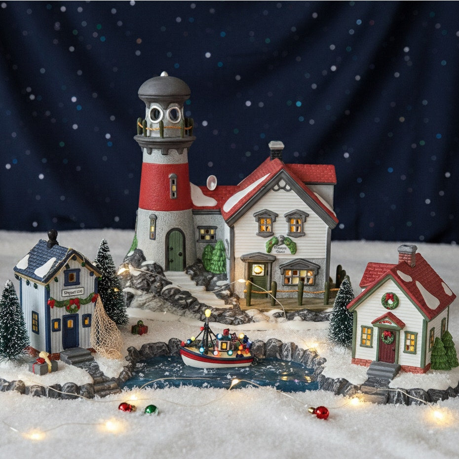 Department 56 – Pigeonhead Lighthouse (1994), New England Village Series