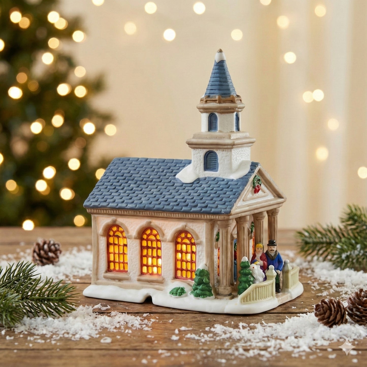 Victorian Village Lighted Porcelain — St. Andrew’s Church (2000 Edition)