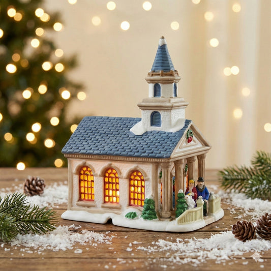 Victorian Village Lighted Porcelain — St. Andrew’s Church (2000 Edition)