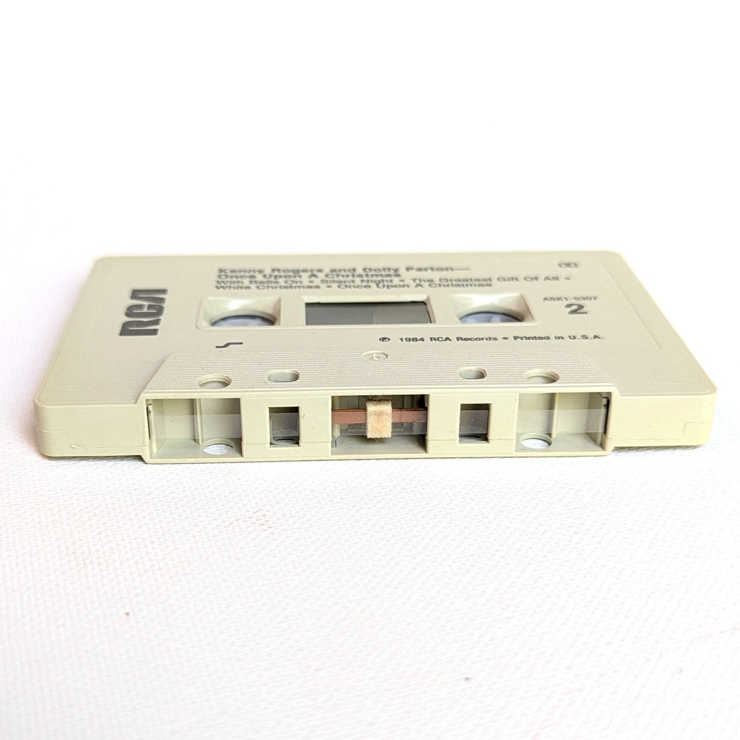 🎄 Vintage 1984 Kenny Rogers & Dolly Parton Cassette – Once Upon A Christmas 🎶