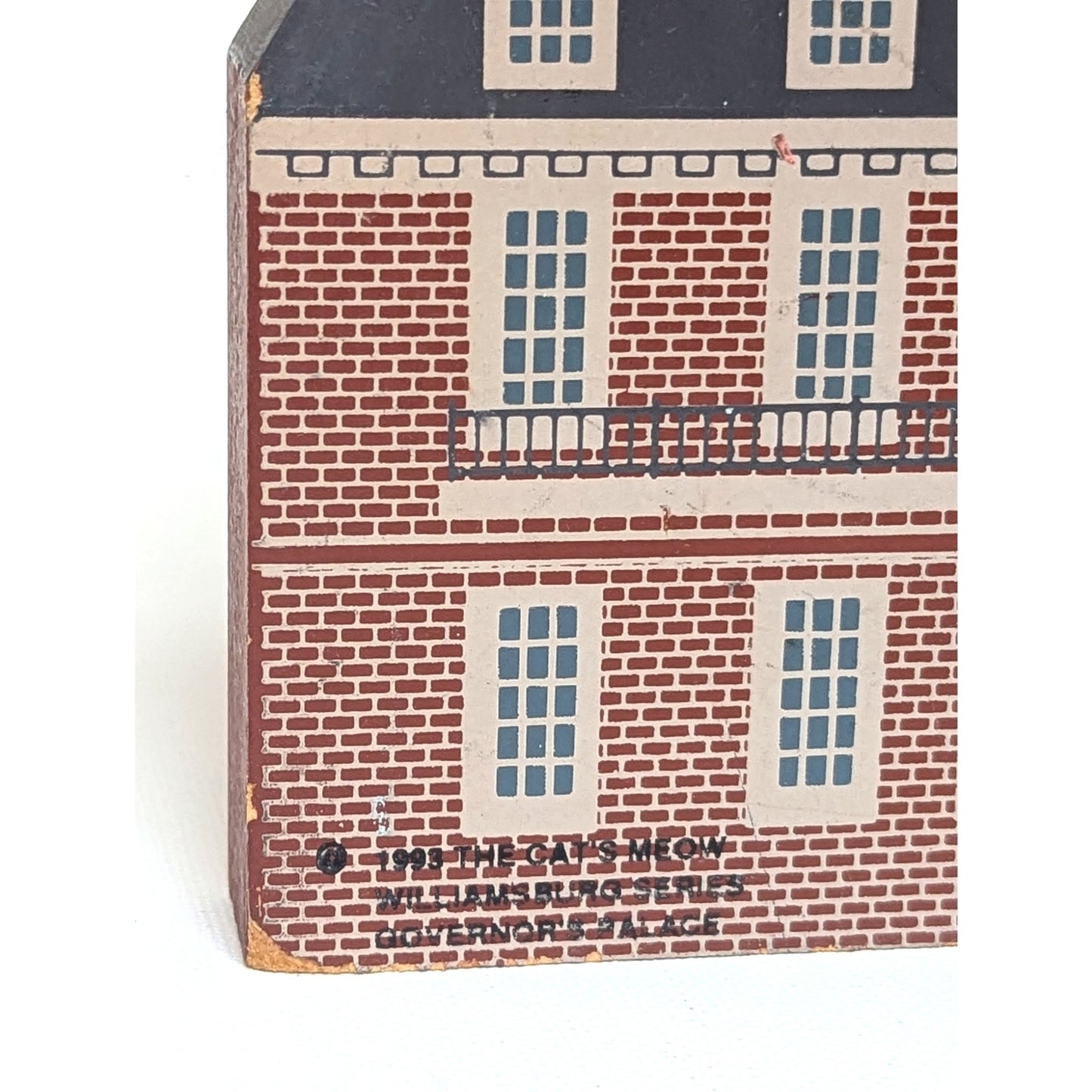 🏛️ Cat’s Meow Vintage 1993 Williamsburg Series Governor’s Palace Shelf Sitter – 6.5” x 5” – Virginia | Home
