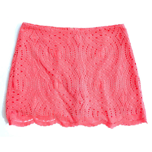 Lilly Pulitzer Alice Skort | Coral Pink Eyelet Stretch | Women's 0