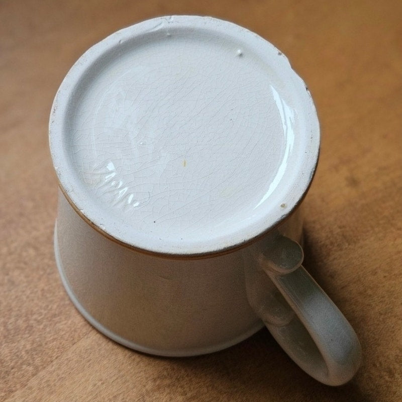 Vintage Mustache Guard Mug | 1960s “Not Your Father’s Mustache” Shaving Cup