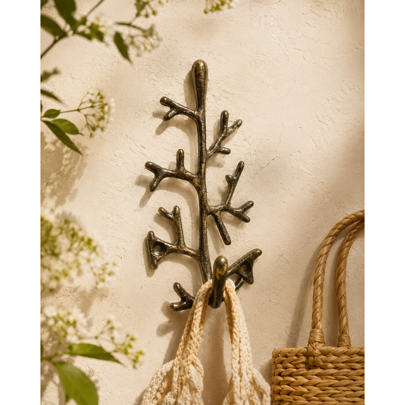 Anthropologie Coral Branch Wall Hook