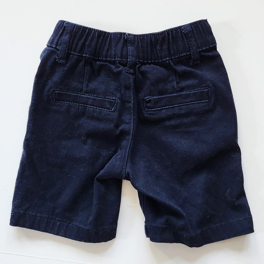 Adriano Goldsmied Kids Preppy Navy Blue Chino Shorts | Baby Size 18 Months