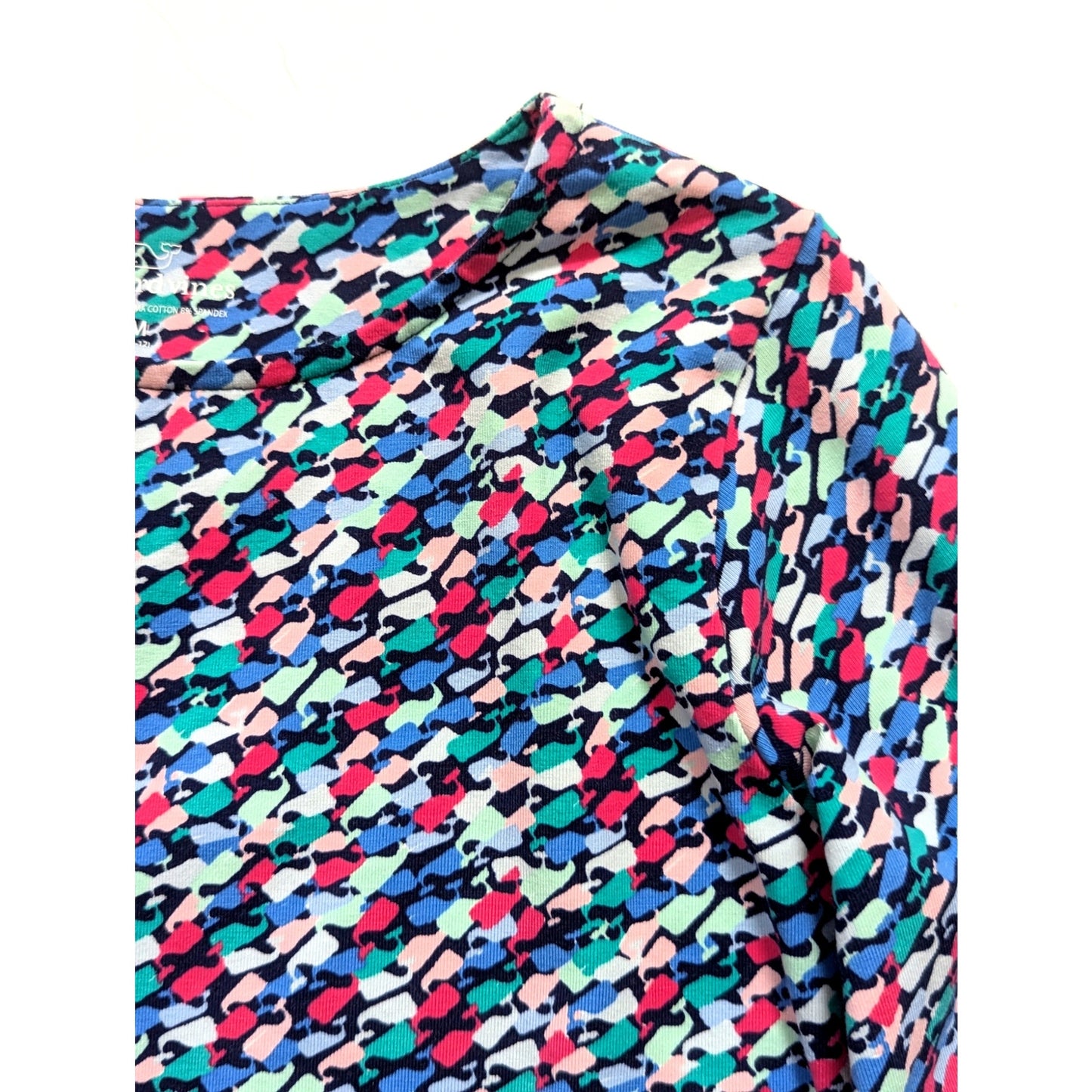 🐳 Vineyard Vines Swimming Whales Tisbury Stretch Knit Dress | Girls Size M (10–12)