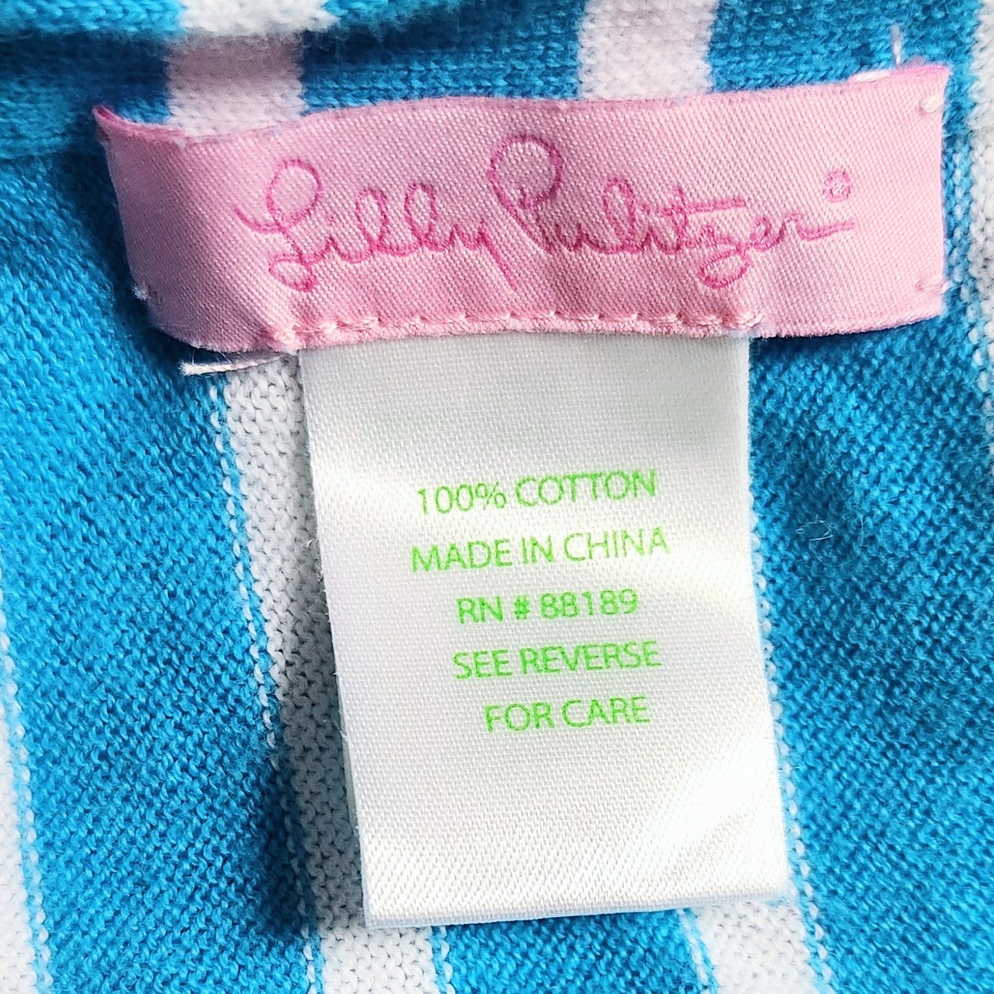 Lilly Pulitzer Harp Wrap Poncho Sweater | Turquoise Getaway Stripe | One Size | Women