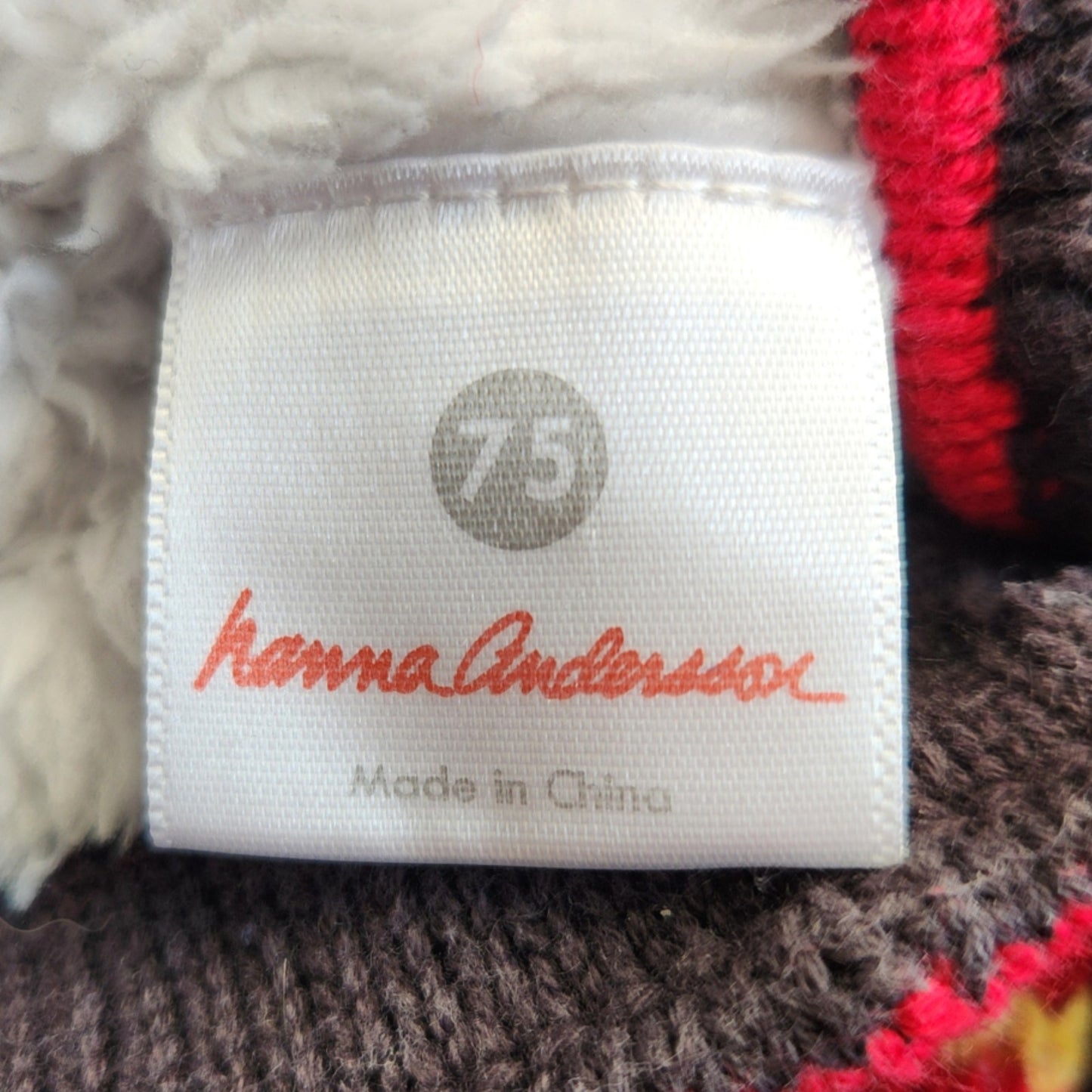 Polar Bear Sherpa Fair Isle Knit Hoodie | 12-18 months | 75 cm