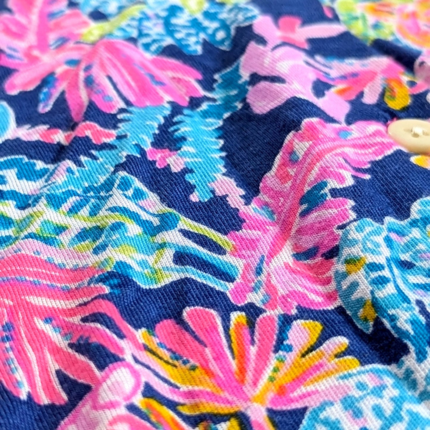 Lilly Pulitzer “Seen & Herd” Cozy Cloud Jersey Top | Oyster Bay Navy | Women's XS
