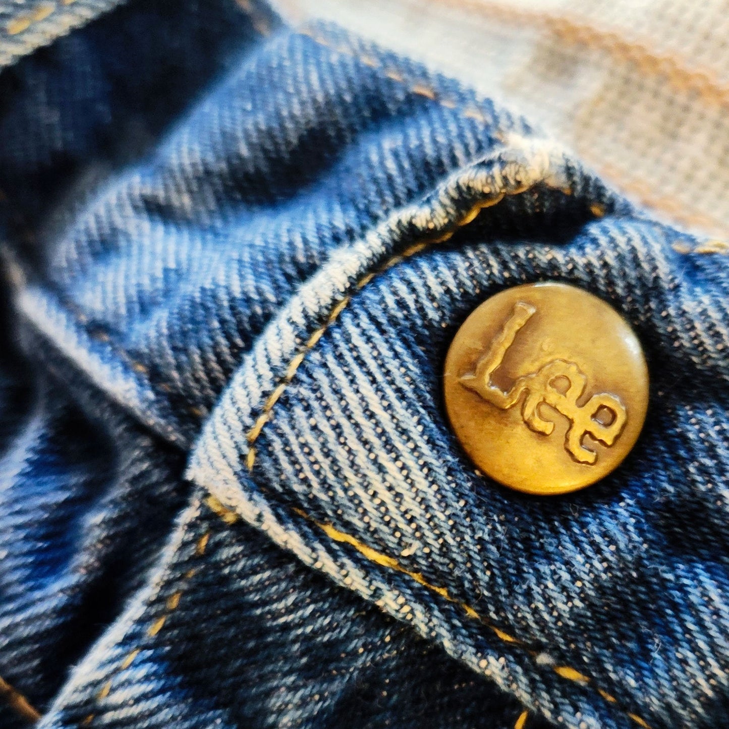 Vintage Lee 1980s Girls High Waisted Pleated Retro Denim Blue Jeans | Size 4T