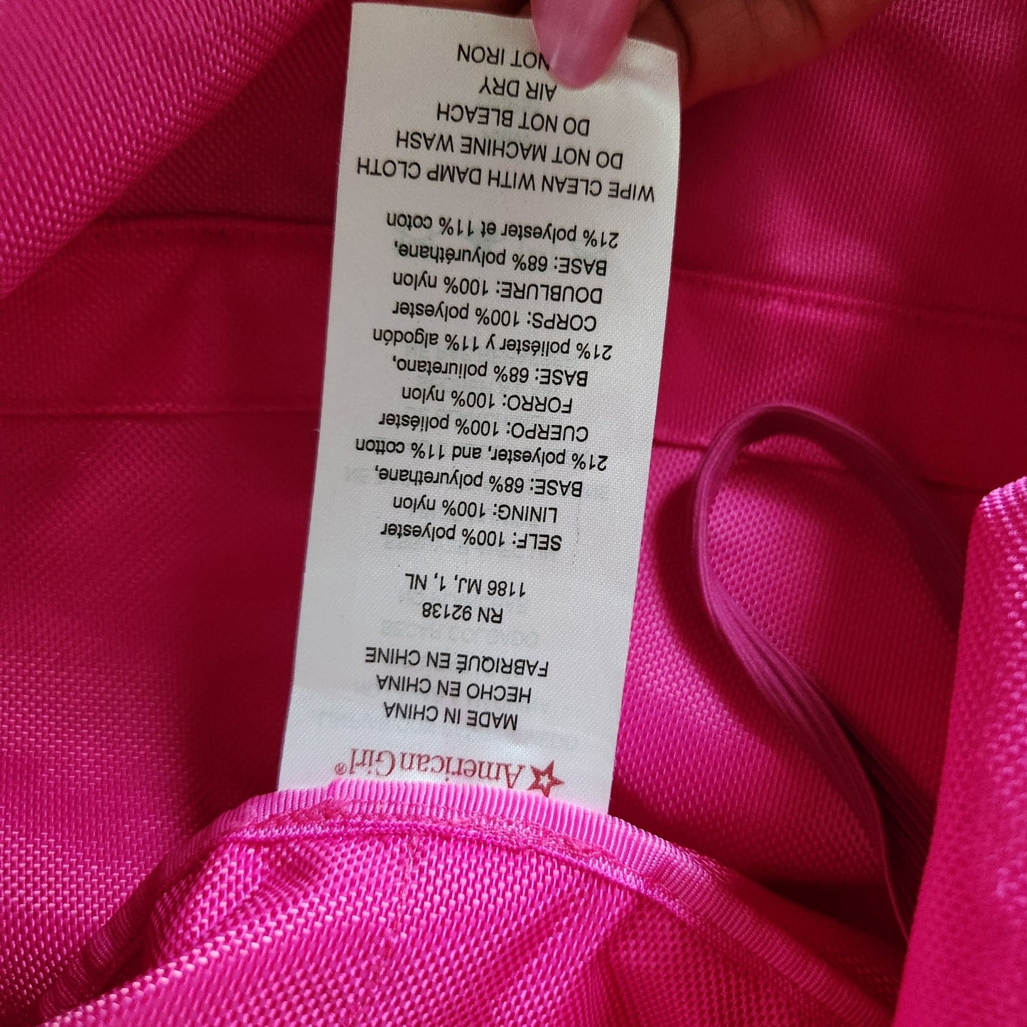 🌟 American Girl Pink Doll Tote – Fits 2 Dolls! Pink Star Shoulder Bag 🌟