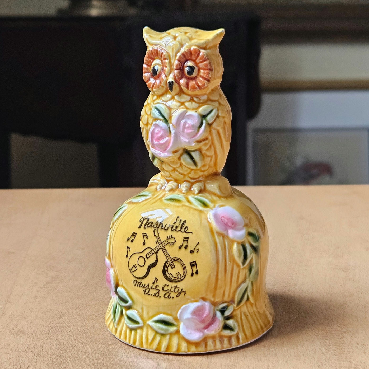 Vintage Nashville Owl Bell | Mid-Century Souvenir 1950s–1960s