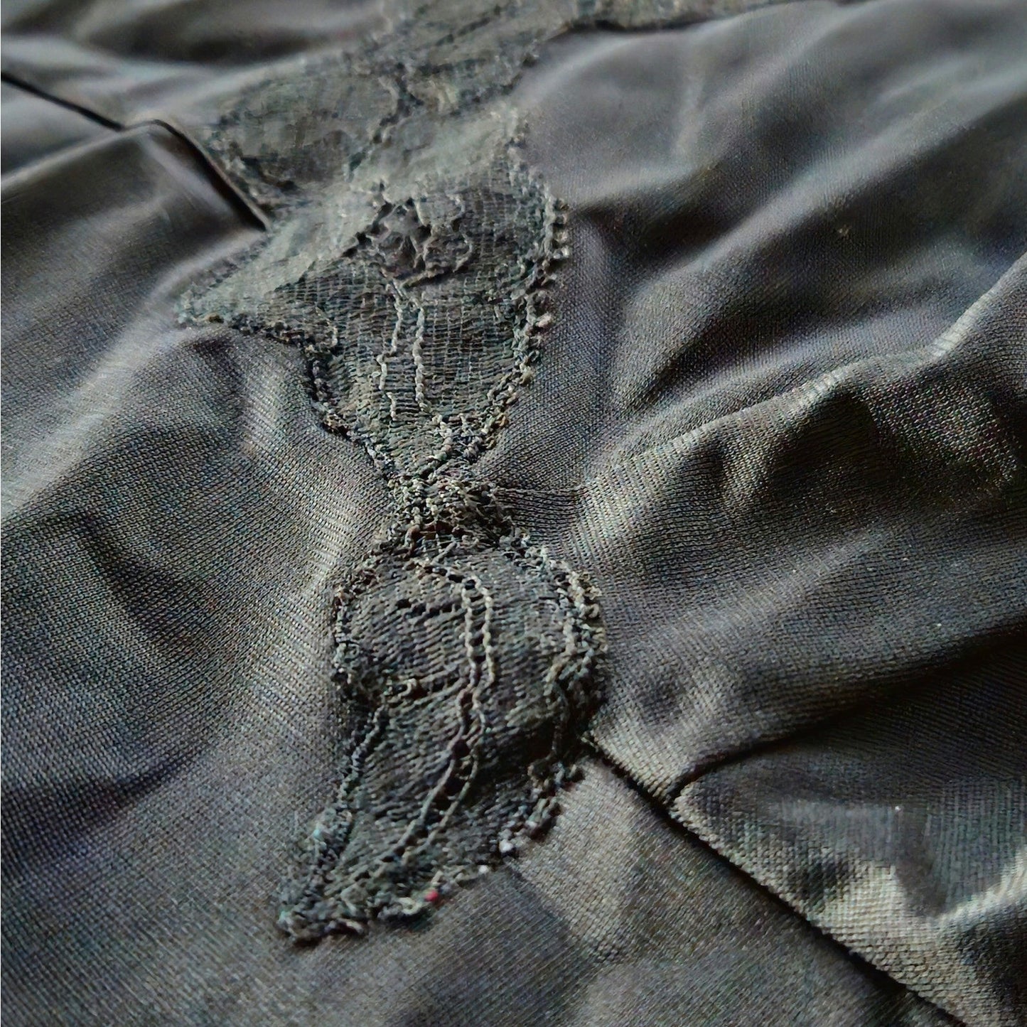 Vintage Vanity Fair Black Nylon Camisole | Size 36 | 1960s–70s Lingerie