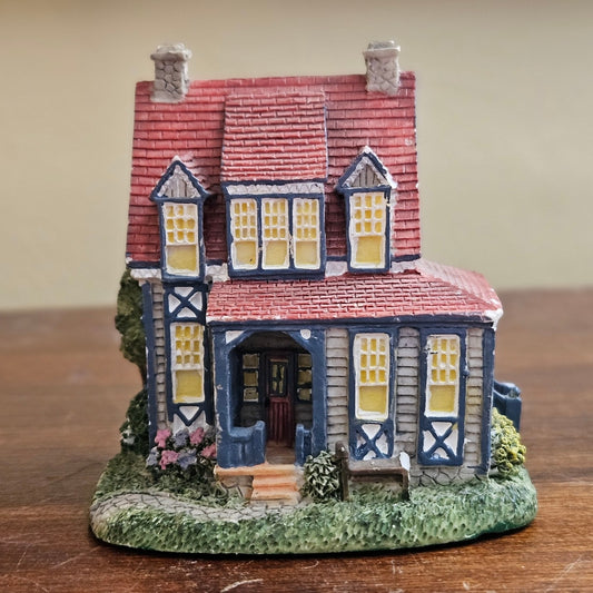 1999 Liberty Falls Civil War Veterans’ Home AH185 | Vintage Miniature Village House | Americana Shelf Decor