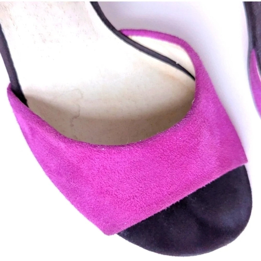 Michael Kors Sivian Bootie Suede Pomegranate Stiletto 4.5” Heels Size Women 8 M