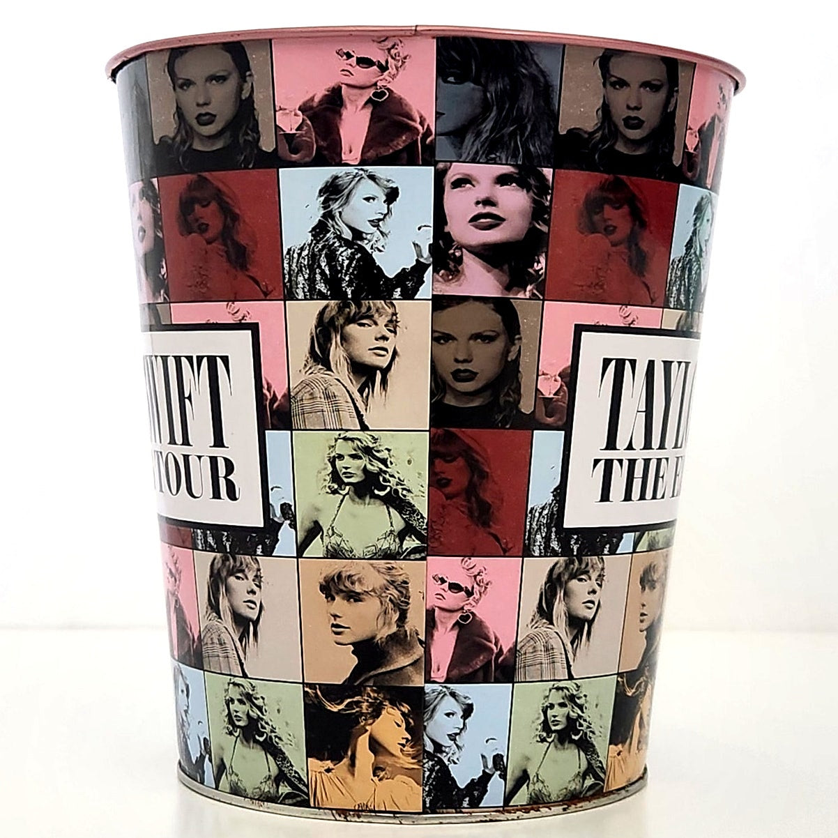 Taylor Swift The Eras Tour Metal Popcorn Bucket – Collectible Concert Souvenir | Kids Home