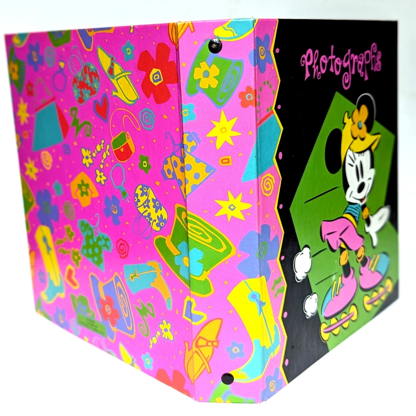 1990s Minnie Mouse Roller Blading Photo Album by C.R. Gibson – Holds 100 Photos | Made in USA