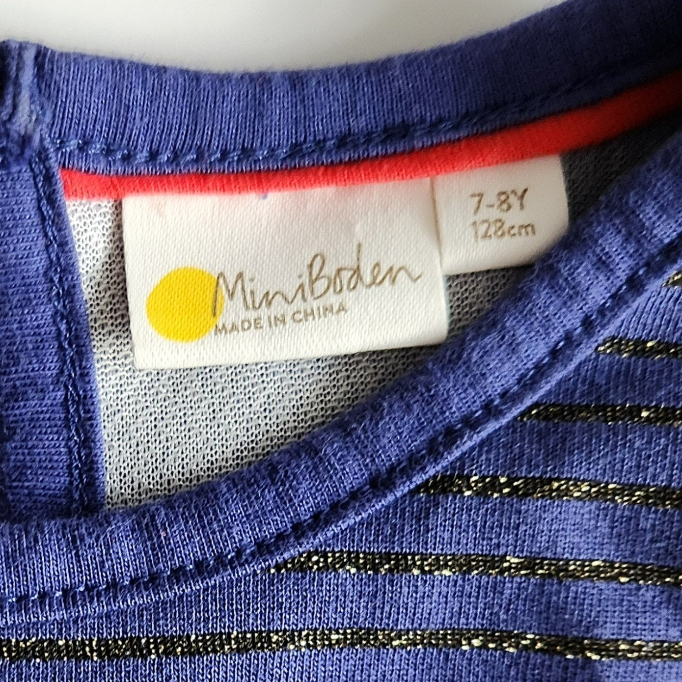 Mini Boden Girls Halloween Witch Dress Tulle Party Starboard Blue Cat Frog Vampire Blood Size 7-8Y