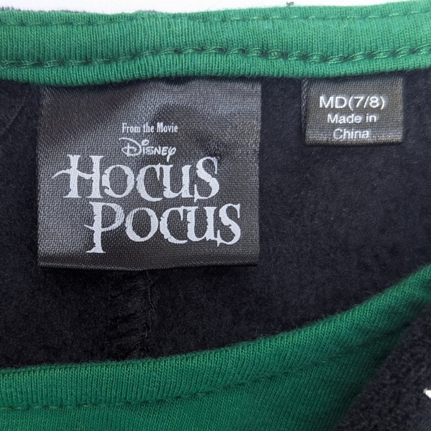 🧙‍♀️ Disney Hocus Pocus Winifred Sanderson Halloween Cosplay Dress | Girls M 7/8