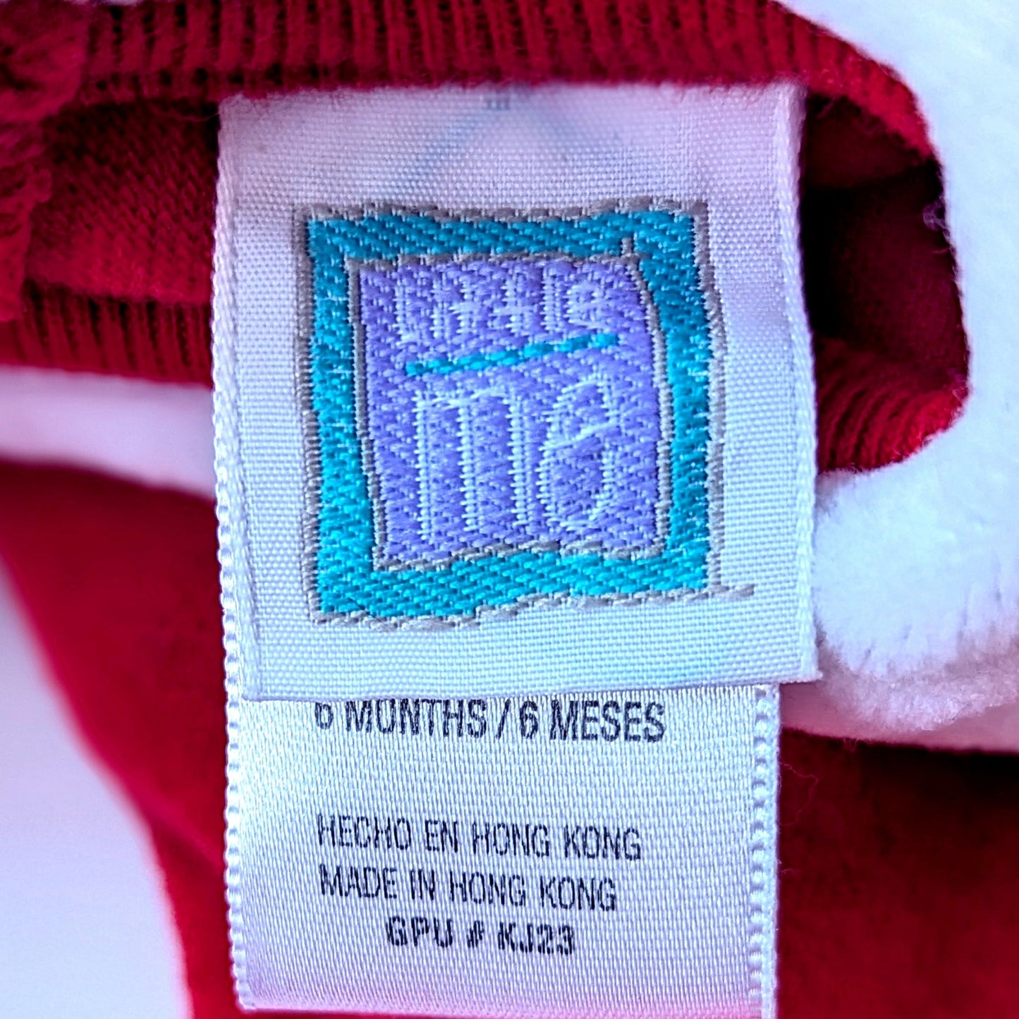 🎄 Vintage Little Me 1990s Red Velour "My First Christmas" Baby Footie – Size 6 Months