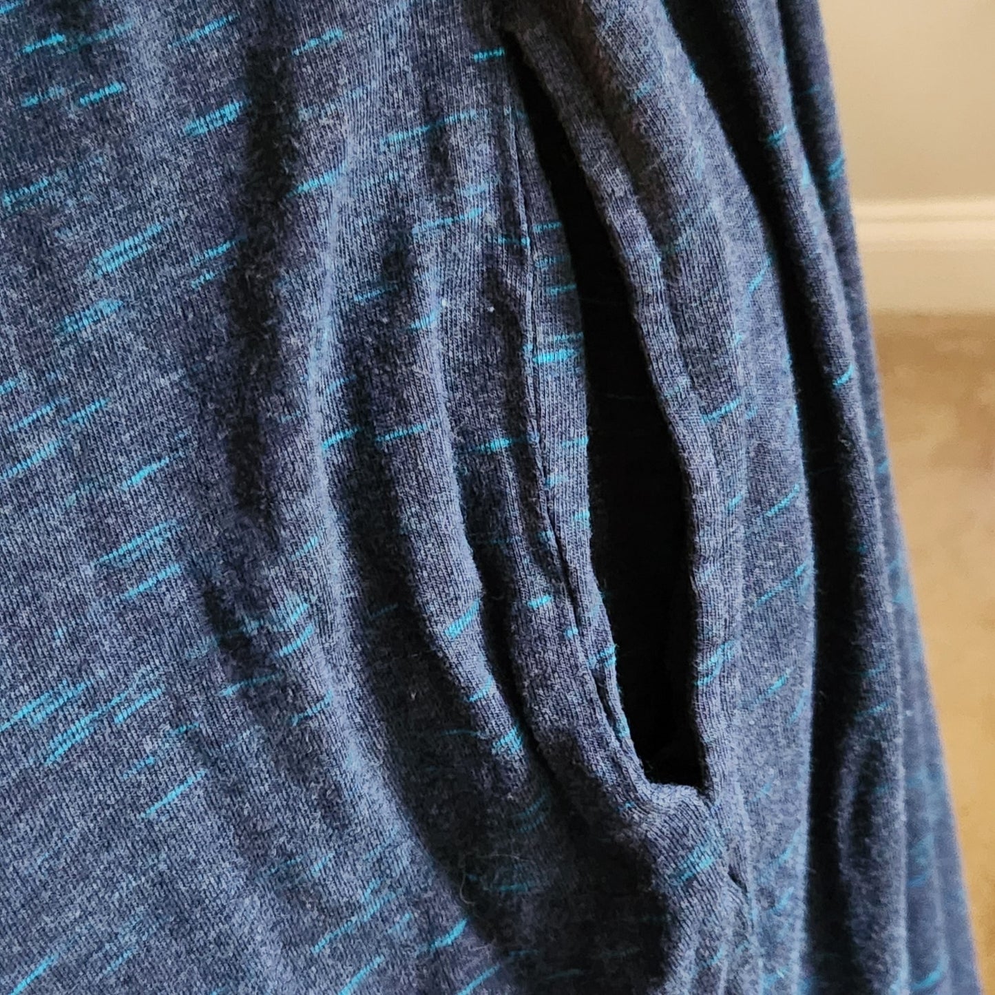 Matilda Jane Deep Water Blue Maxi Dress | Short Sleeve T-Shirt Style | Women's Size Small