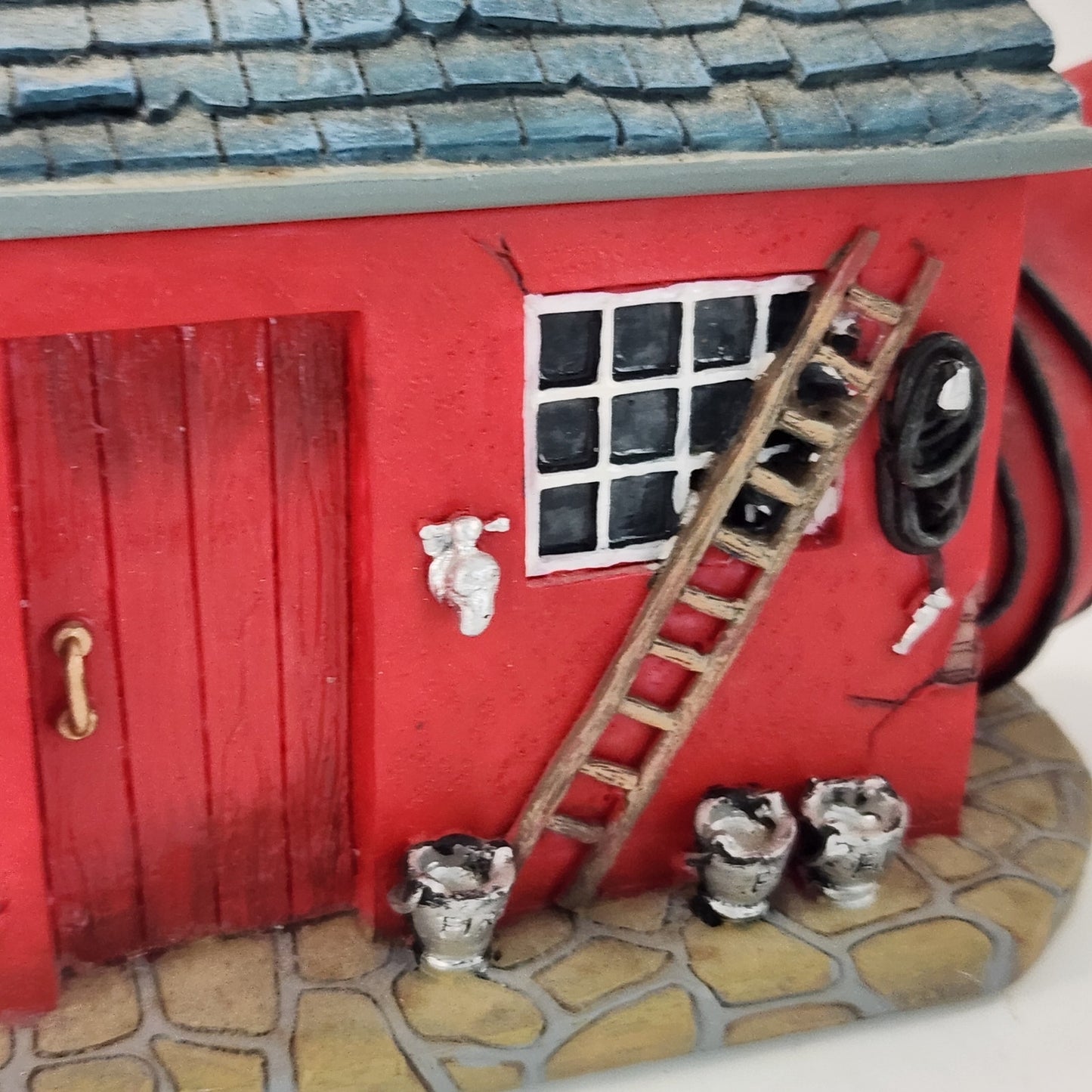 1990s Fire Station Teapot Trinket Box | Telltale Teapots | Ballykettle Ireland Collectible