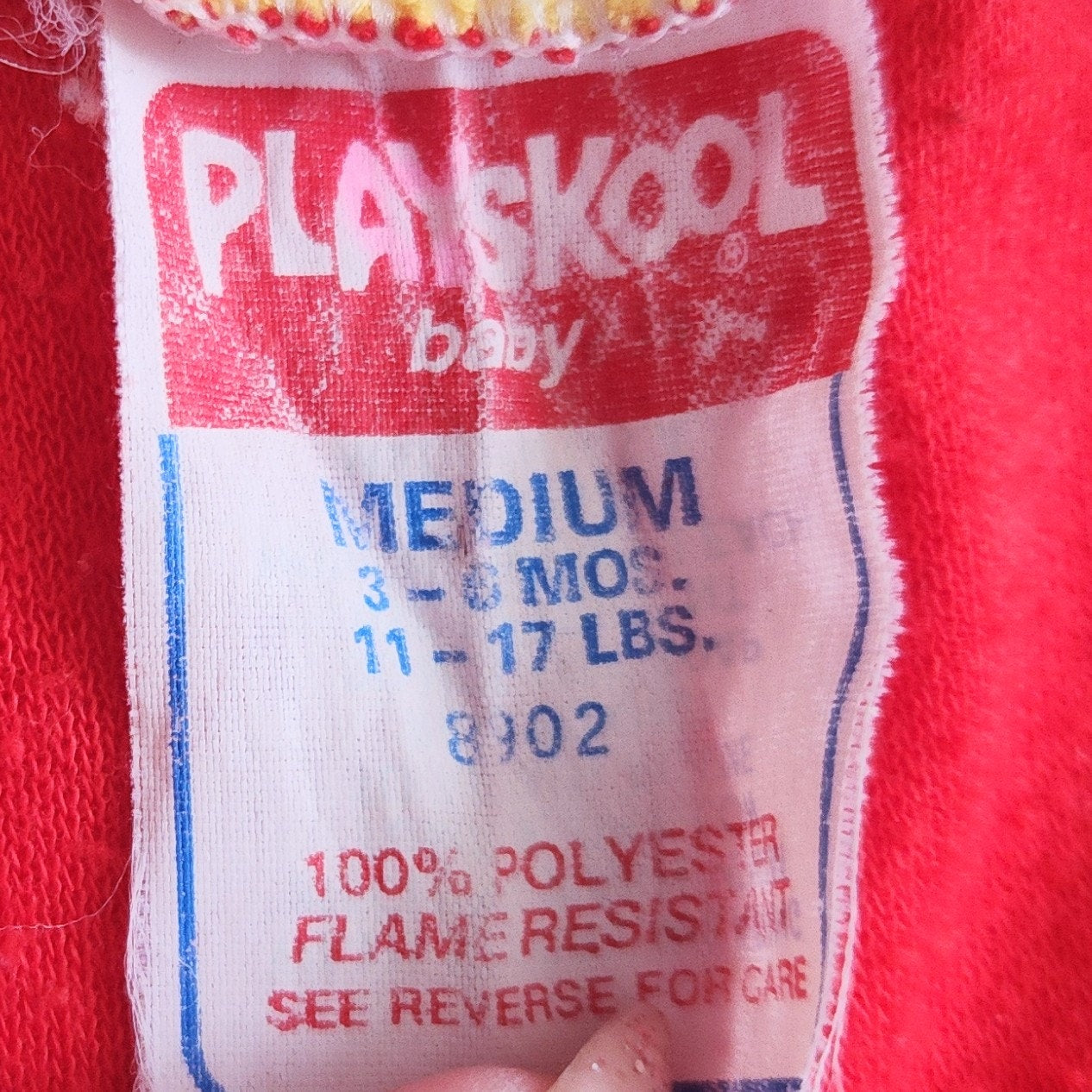 1980s Playskool Baby Footed Sleeper | 3-6M