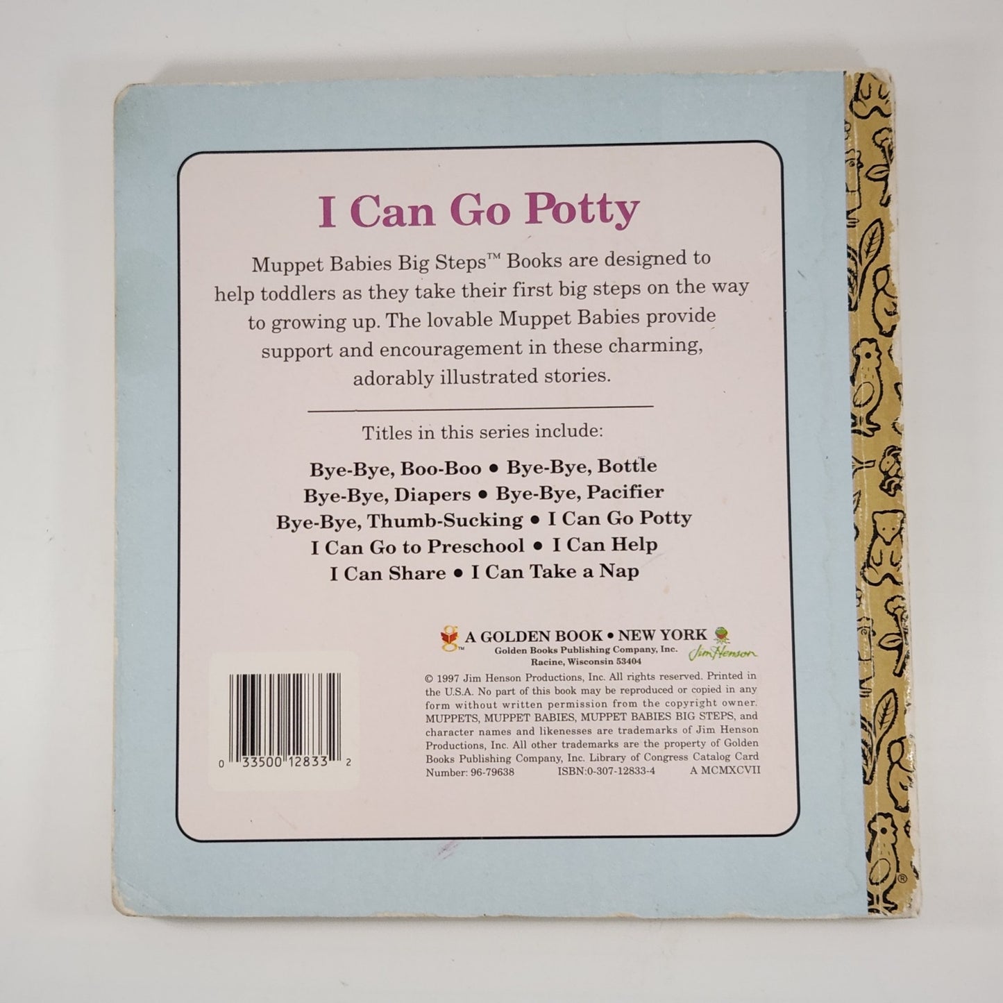 Muppet Babies: I Can Go Potty with Baby Kermit the Frog | 1997 Jim Henson Little Golden Book