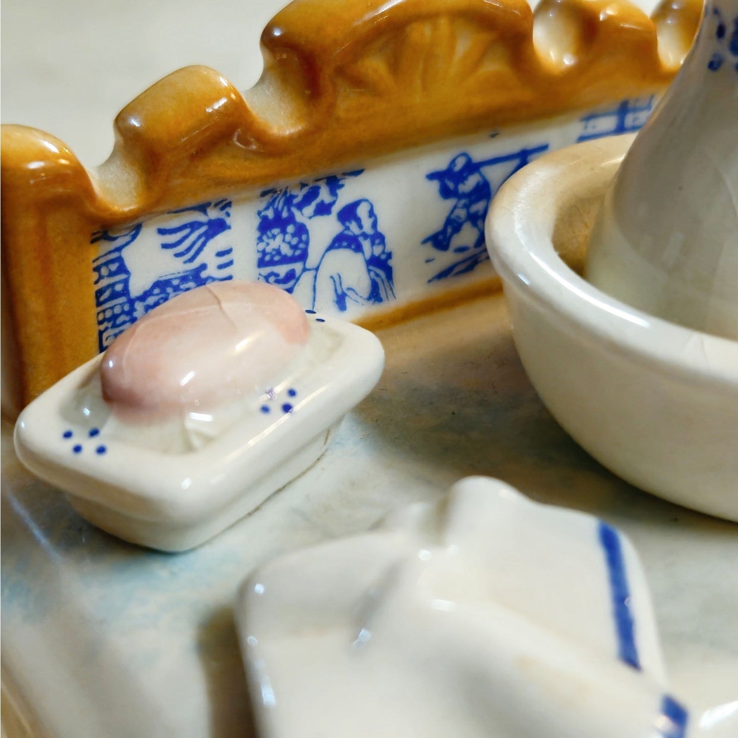 1990s Paul Cardew Designs Mini Victorian Washstand Teapot