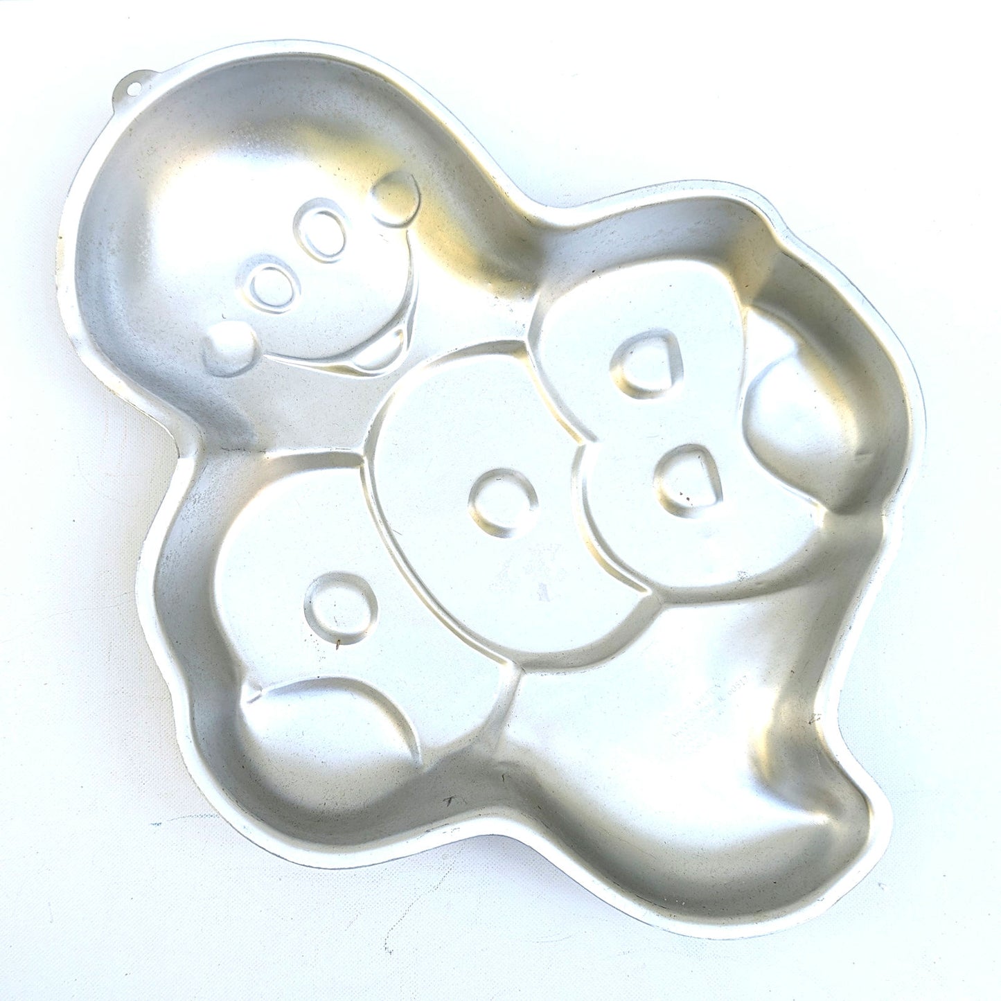 Vintage 1988 Wilton Friendly Ghost Boo Cake Pan Mold | 16” Halloween Cake Tin | Retro Spooky Party Bakeware | Collectible Wilton Cake Pan