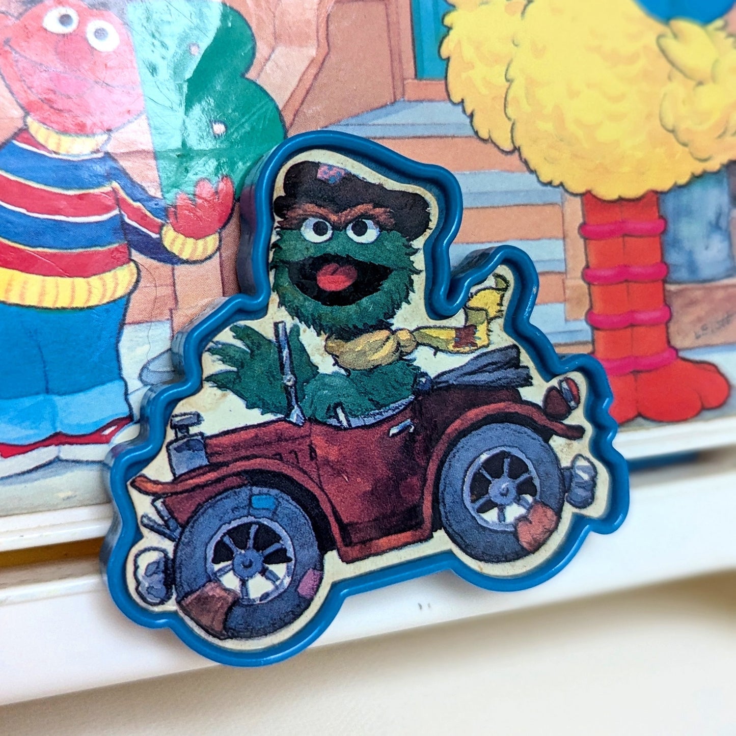 🧸 Vintage 1986 Sesame Street Reversible Activity Center & Food Tray by Muppets, Inc.