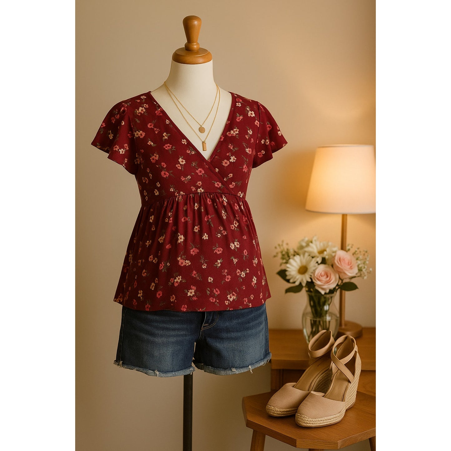 Gap Maternity Women's Dark Wash Indigo Frayed Denim Jean Cutoff Shorts Sizes 10 to 14