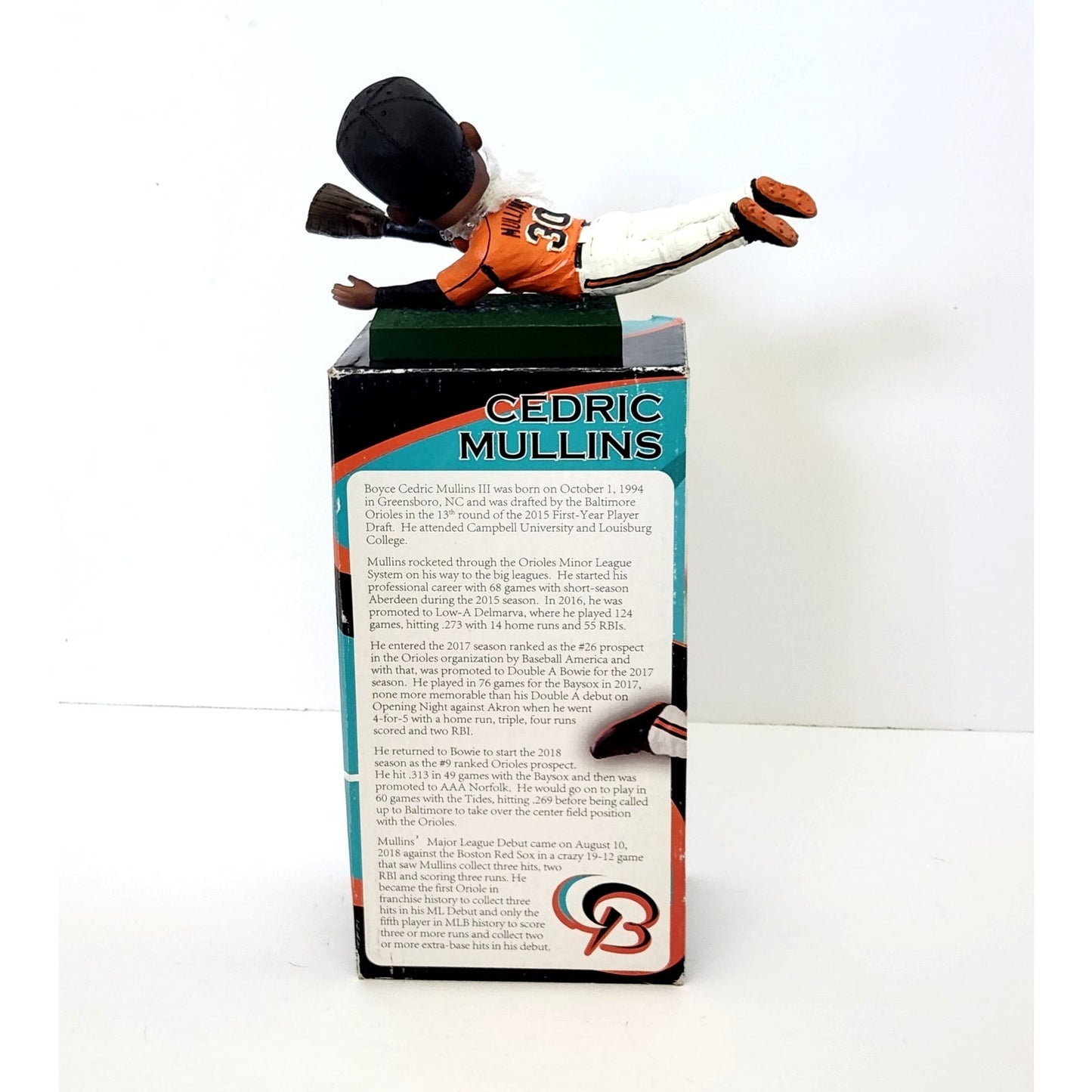⚾ 2018 Bowie Baysox Cedric Mullins Bobblehead – Collector’s Series Limited Edition