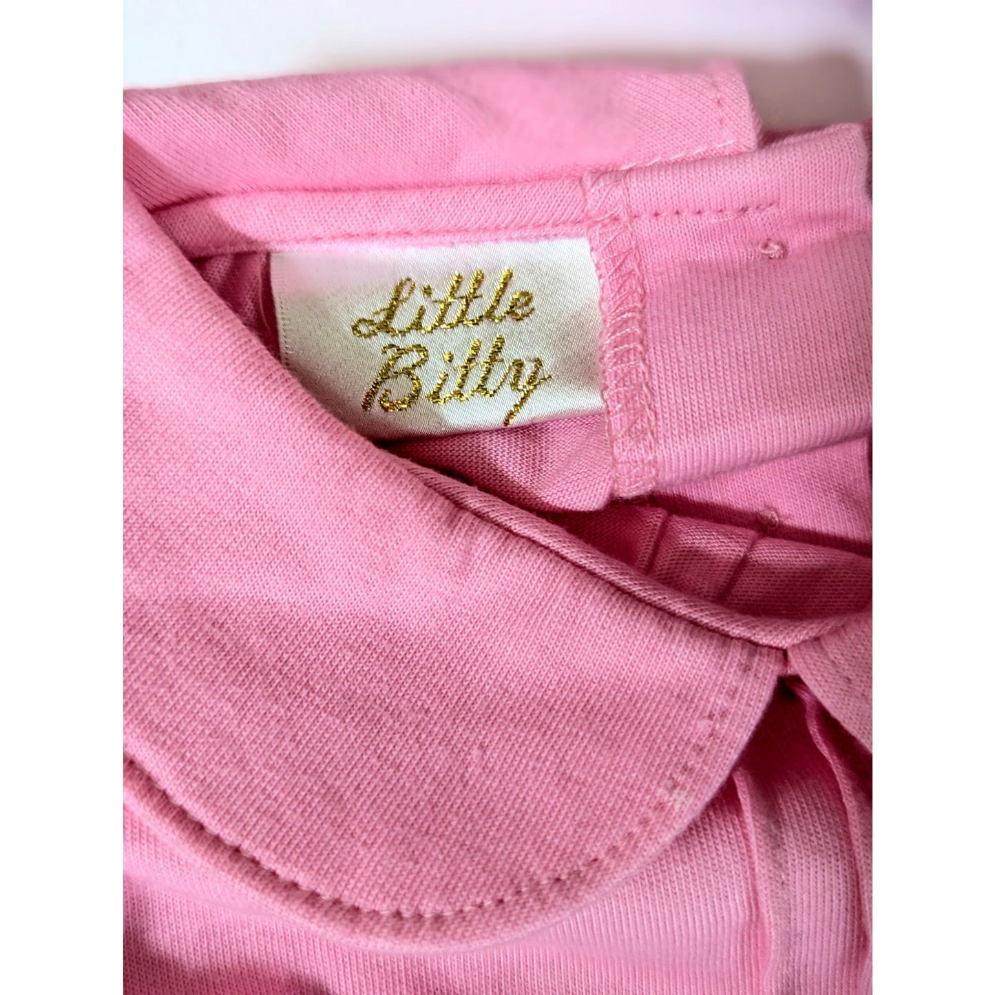 Little Bitty Navy Corduroy Jumper Dress, Pink Top, and Hat Set | Girls 6X NWT