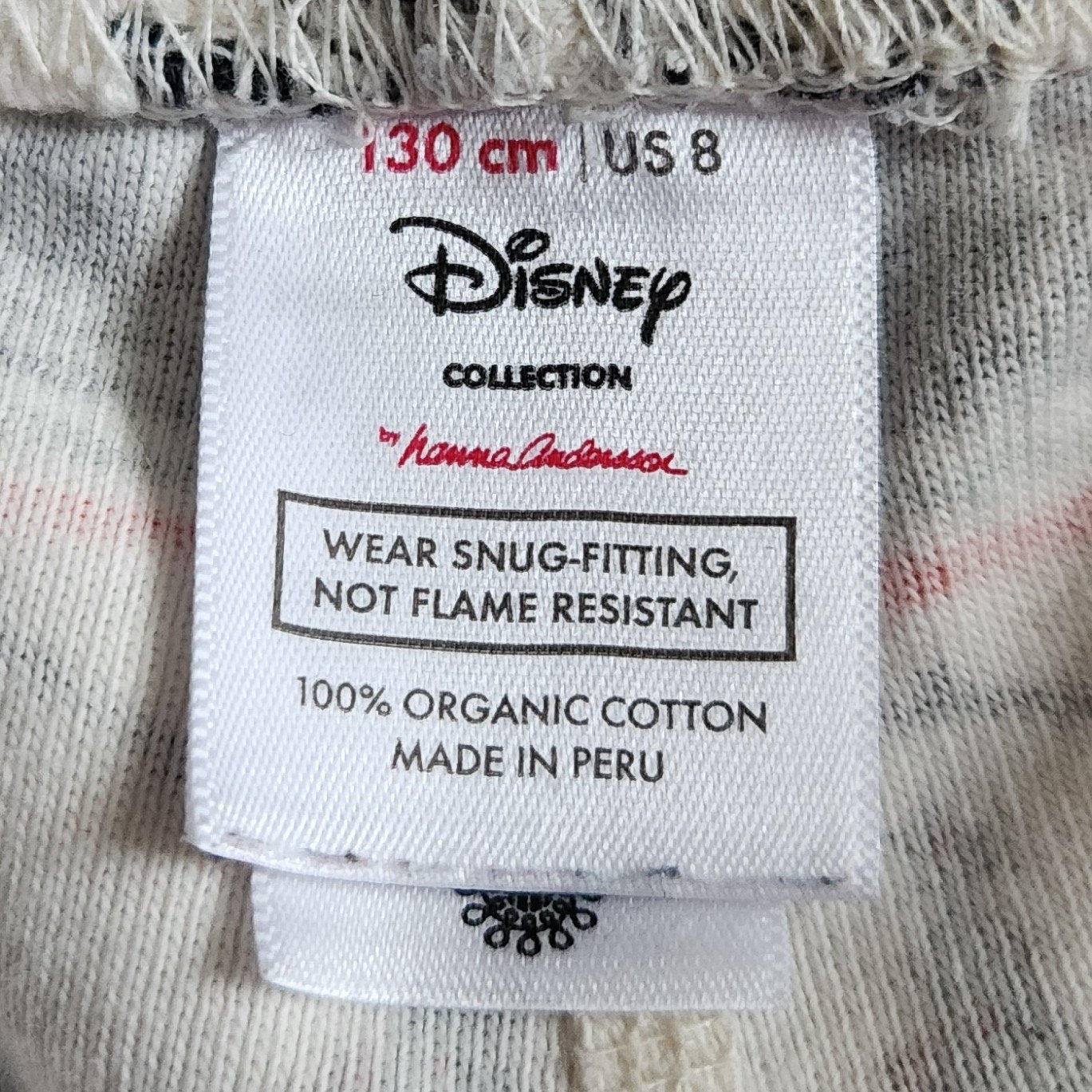 Disney's The Nightmare Before Christmas Halloween Fair Isle Long John Pajamas | Kids Size 8