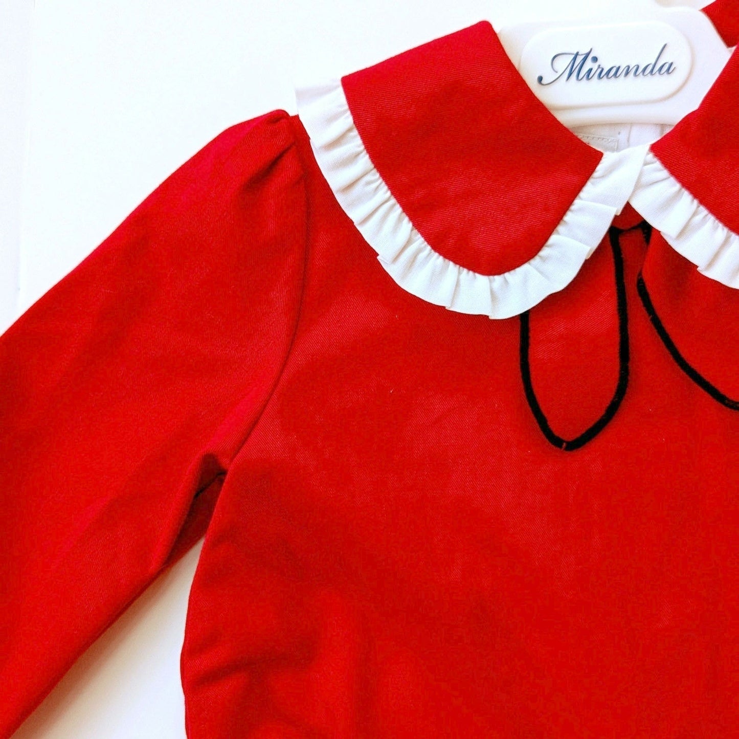 Miranda Baby Girl Red Ruffle Dress | Holiday Christmas Outfit | Size 24M NWT