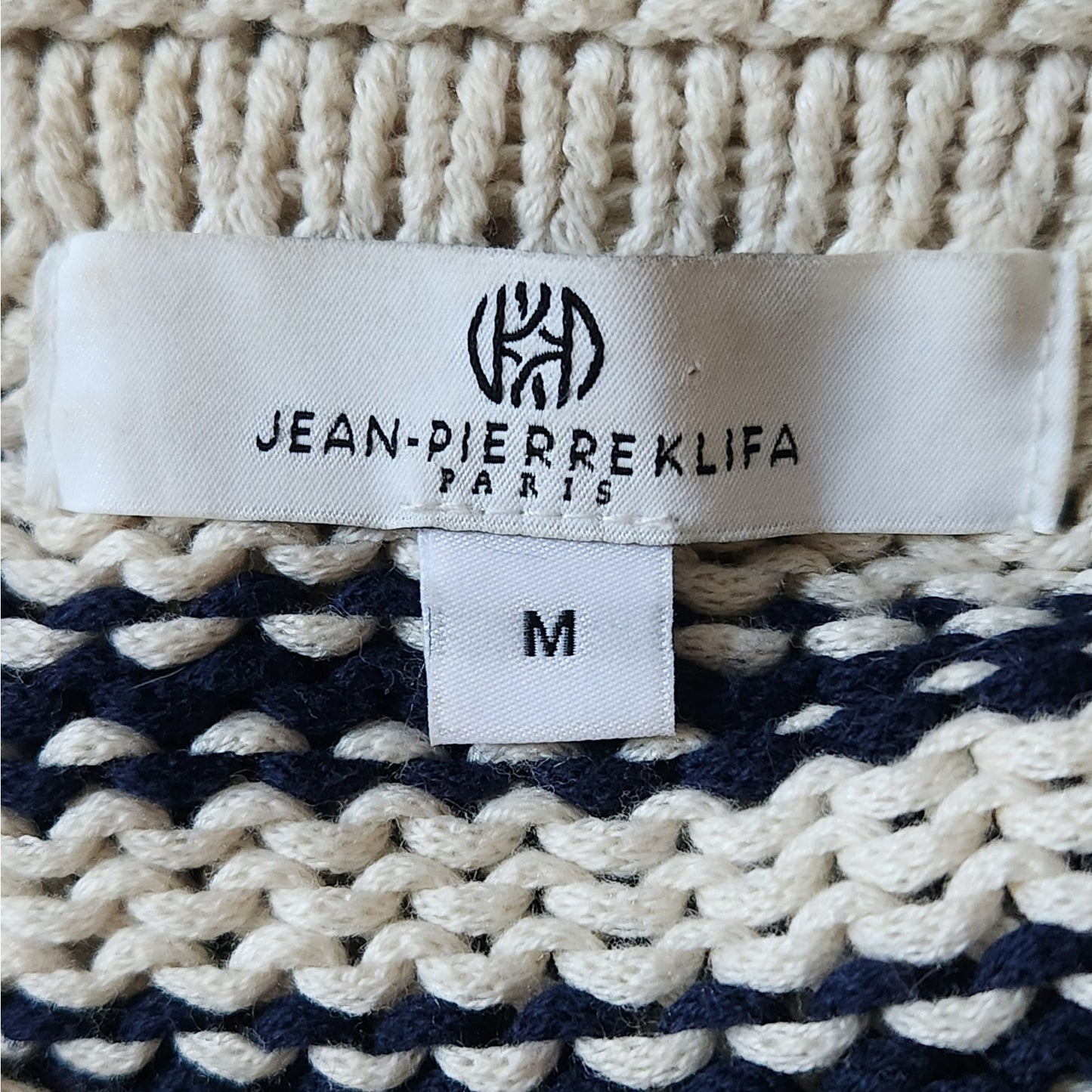 Paris Jersey Girl Viscose Sweater | Marine Blue | Women's M