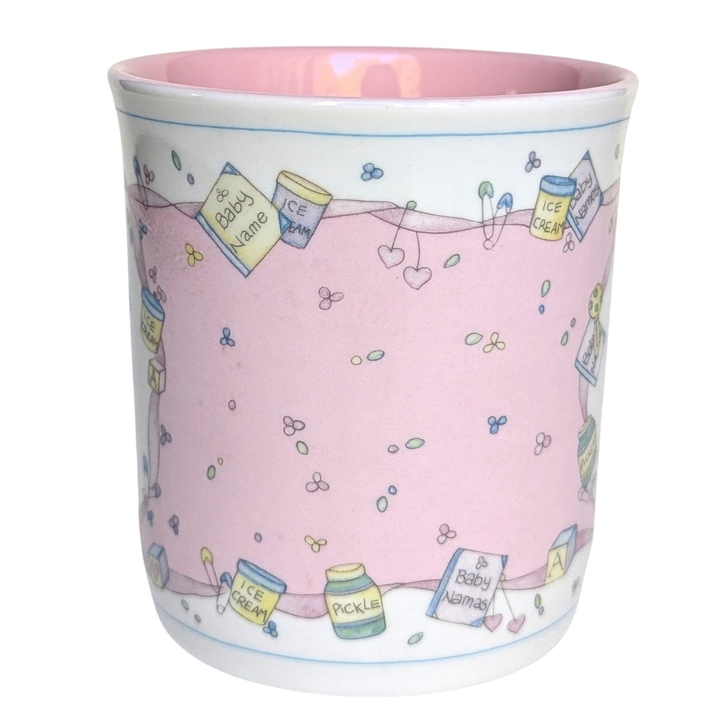 Precious Moments Enesco Mug – “The Good Lord Always Delivers” Baby Theme, Vintage 1991 Ceramic Cup, Christian Home Collectible