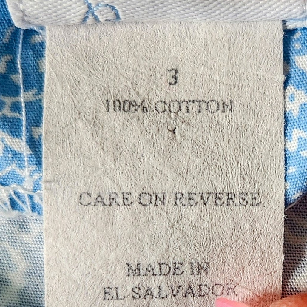 ☀️ Bella Bliss Toddler Girls Swim Cover-Up Cornflower Blue Floral Print | Size 3