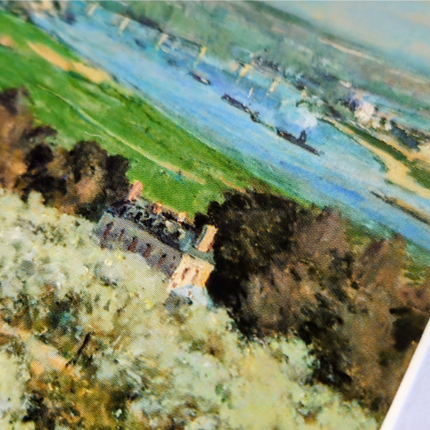 Terrace at Saint-Germain, Spring by Sisley | Impressionist Seine Framed Print