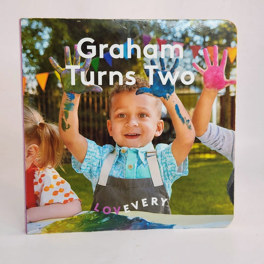 Lovevery Graham Turns Two Board Book from The Companion Play Kit 22-24 Months | Montessori Toy
