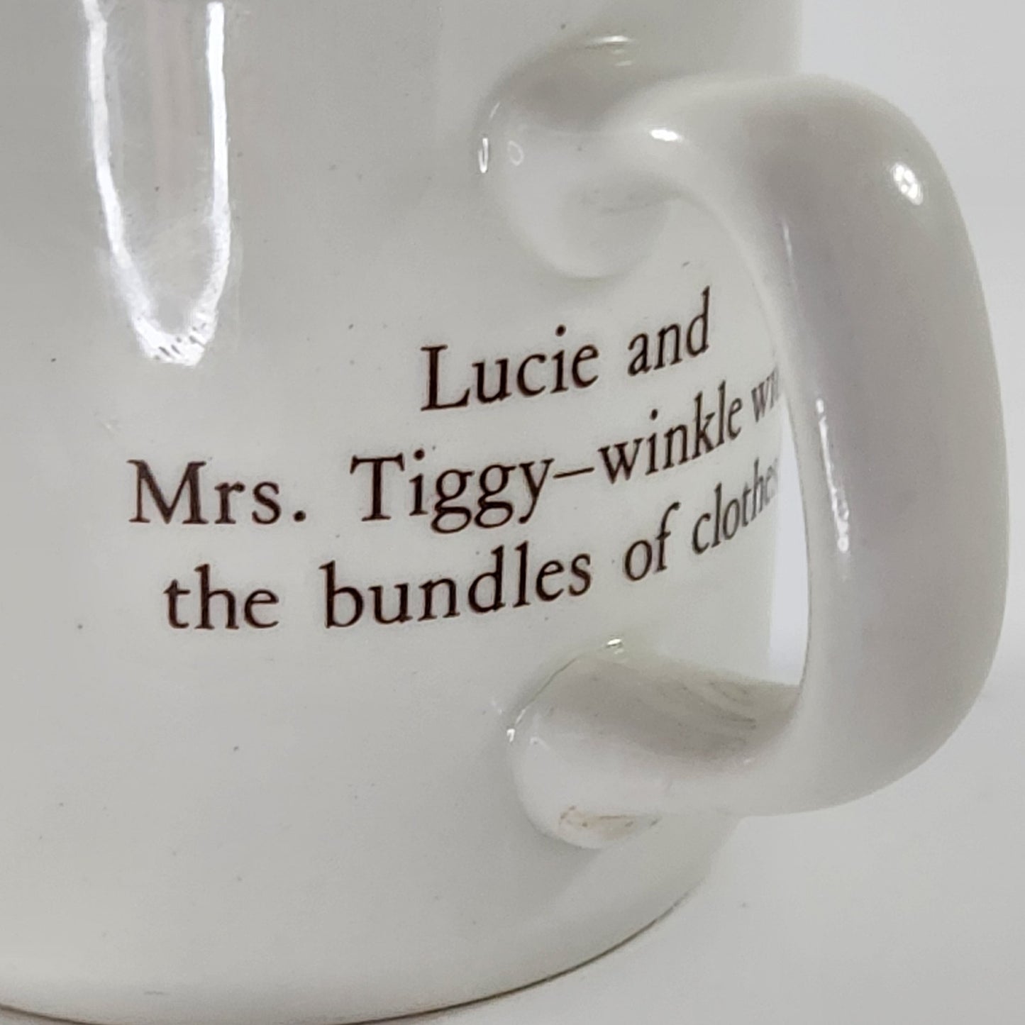 Vintage 1990s Wedgwood Beatrix Potter Peter Rabbit Plate & Mrs. Tiggy-Winkle Mug | Kids Home