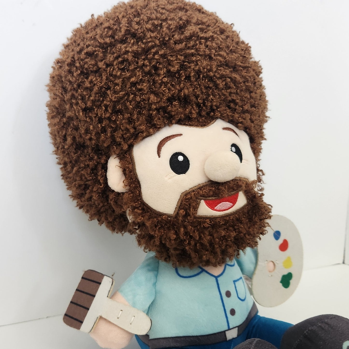 Bob Ross Big Head "Chill" Plush Doll – Fiesta Collectibles – Licensed Artist Toy