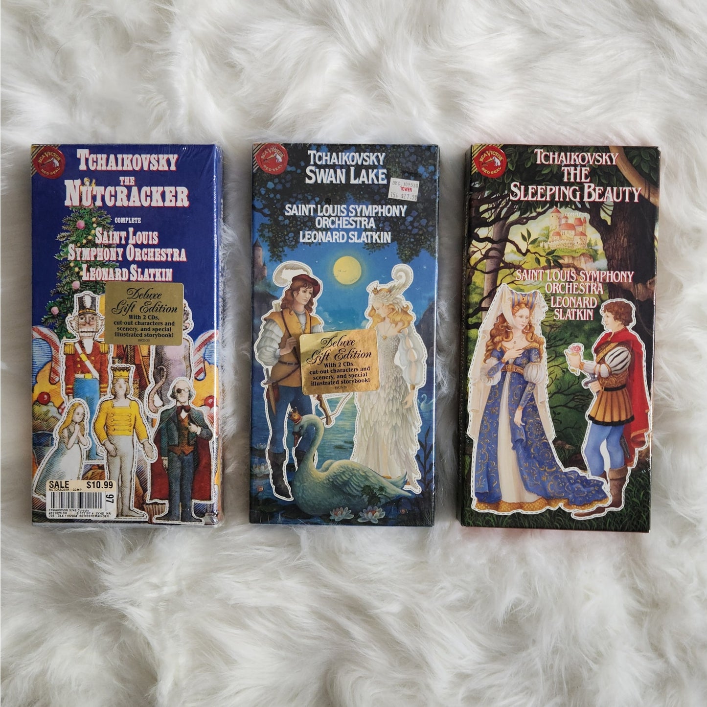 Tchaikovsky Deluxe Gift Edition Ballet CD Box Set | Nutcracker, Swan Lake & Sleeping Beauty (3-Set)