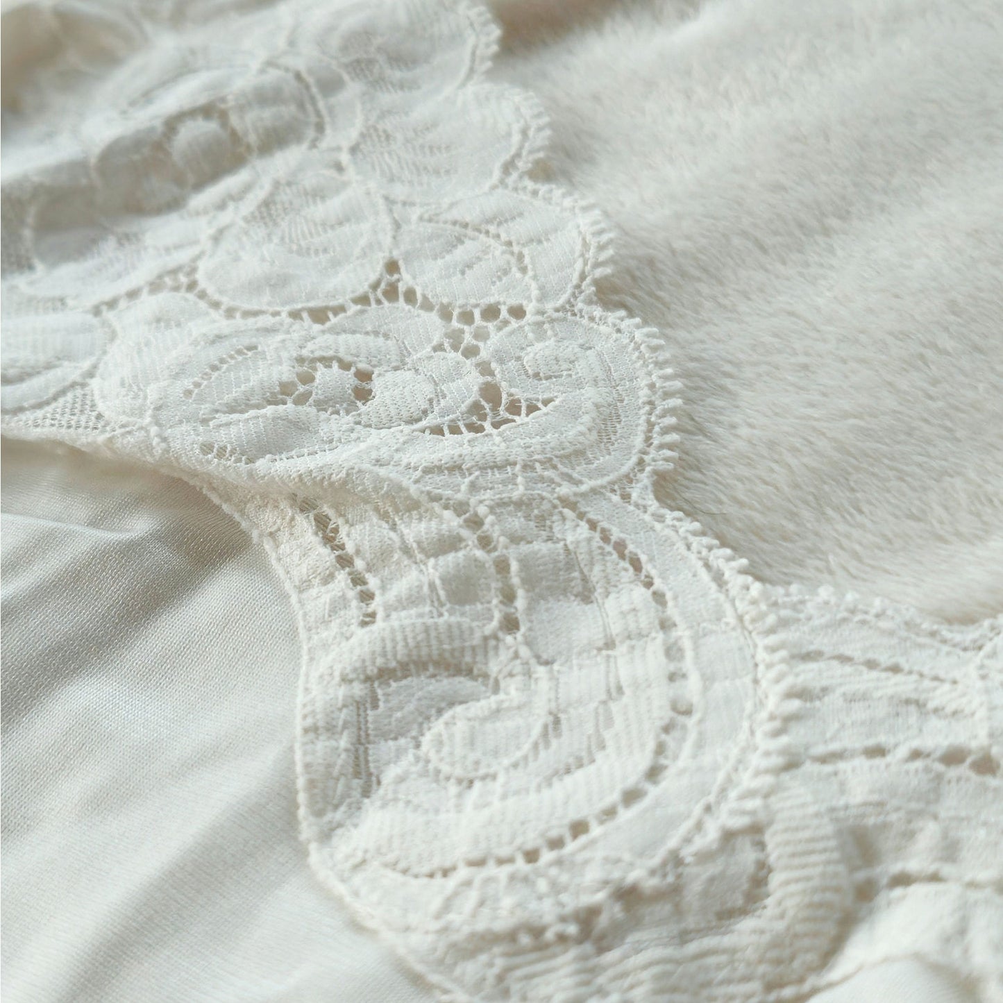 Vintage Vanity Fair Lace-Trim Nylon Camisole (USA Made)